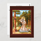 St. Seraphim Sarov-Gebetskarte Postkarte (Vorne/Hinten)