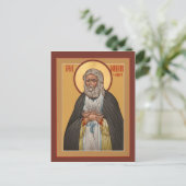 St. Seraphim von Sarov Gebetskarte Postkarte (Stehend Vorderseite)