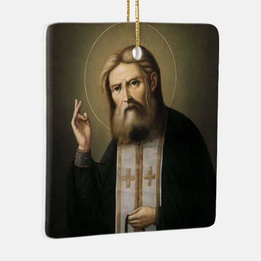 St. Seraphim von Sarov Keramik Keramikornament (Rechts)