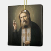 St. Seraphim von Sarov Keramik Keramikornament (Links)