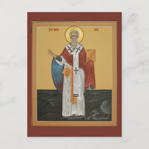 St. Silas-Gebetskarte Postkarte