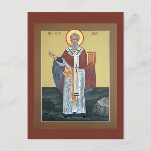St. Silas Prayer Card Postkarte (Vorderseite)