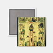 St. Simeon, 16. Jahrhundert Magnet (Vorderseite/Rückseite)