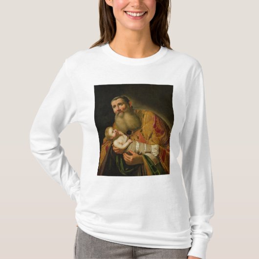 St. Simeon, das den Säugling Christus darstellt T-Shirt (Vorderseite)