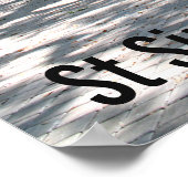 St Simons GA Wandereiche Foto Poster (Ecke)