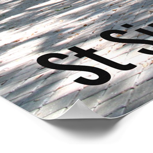 St Simons GA Wandereiche Foto Poster (Ecke)