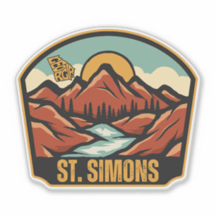 St. Simons, Georgia Aufkleber