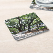 St Simons Island GA Wanderung Eiche Foto Rechteckiger Pappuntersetzer (angewinkelt)