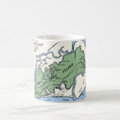 St Simons Island Karte Tasse (Mittel)