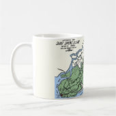 St Simons Island Karte Tasse (Links)