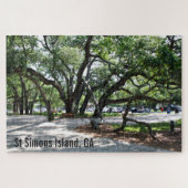 St Simons Island Live Oak Trees Puzzle (Horizontal)