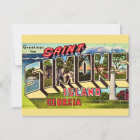 St Simons Island Retro