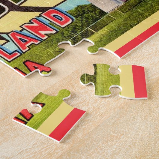 St Simons Island Retro Puzzle (Seite)