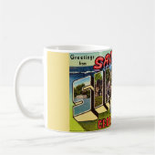 St Simons Island Retro Tasse (Links)