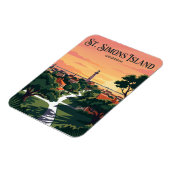 St. Simons Island USA Magnet (Linke Seite)