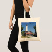 St. Simons Leuchtturm Tote Tasche (Vorderseite (Produkt))