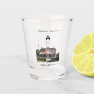 St. Simons Leuchtturmglas Schnapsglas