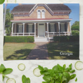 St. Simons Lighthouse Küchentuch (Gefaltet)