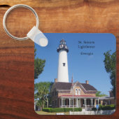 St. Simons Lighthouse Schlüsselanhänger (Vorderseite)