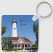 St. Simons Lighthouse Schlüsselanhänger (Rückseite)