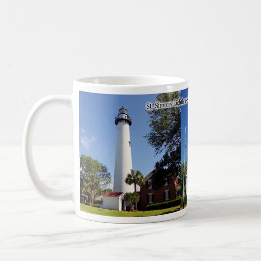 St. Simons Lighthouse Tasse (Links)