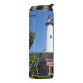 St. Simons Lighthouse Thermalwäscher Thermosbecher (Nach links gedreht)