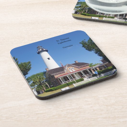 St. Simons Lighthouse Untersetzer (Linke Seite)