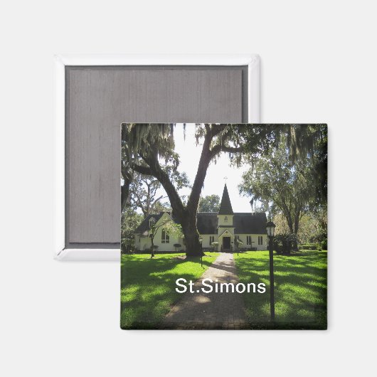 St.Simons Magnet (Vorderseite/Rückseite)