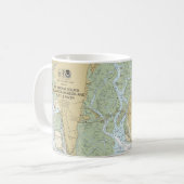 St Simons Sound Brunswick Hafen und Turtle River Kaffeetasse (Vorderseite Links)
