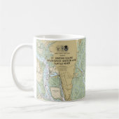 St Simons Sound Brunswick Hafen und Turtle River Kaffeetasse (Links)