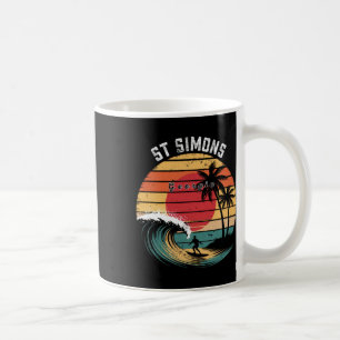 St Simons Strand Georgia Strand Surfen Kaffeetasse