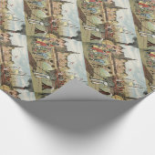 St. Sinterklaas Holländer des Nicks Geschenkpapier (Ecke)