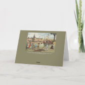 St. Sinterklaas Holländer des Nicks TagesSteamboat Karte (Rückseite)