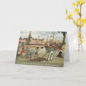 St. Sinterklaas Holländer des Nicks TagesSteamboat Karte (Gelbe Blume)