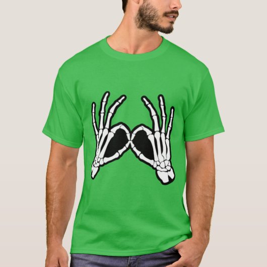 ST skeleton hands T-Shirt (Vorderseite)