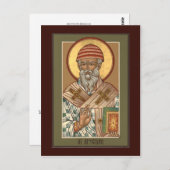St. Spyridon Prayer Card Postkarte (Vorne/Hinten)