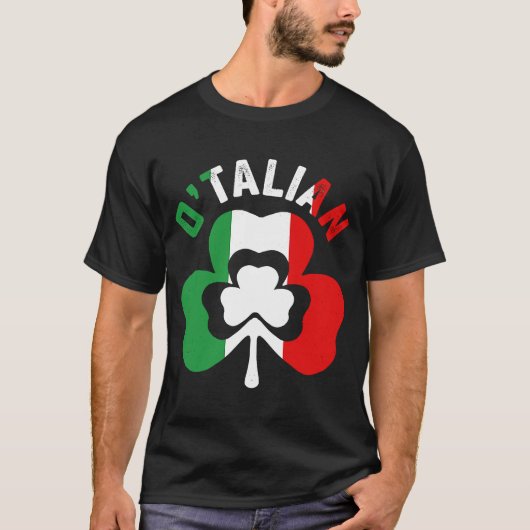 St St. Patricks Day Irish Italian O'talian T-Shirt (Vorderseite)