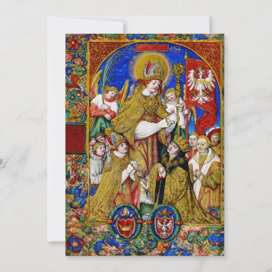 St. Stanislaus Bishop und Martyr Einladung (Vorderseite)