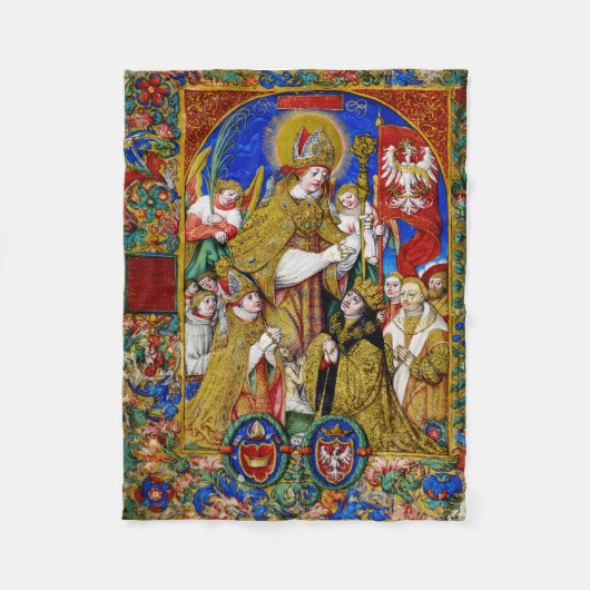 St. Stanislaus Bishop und Martyr Fleecedecke (Vorderseite)