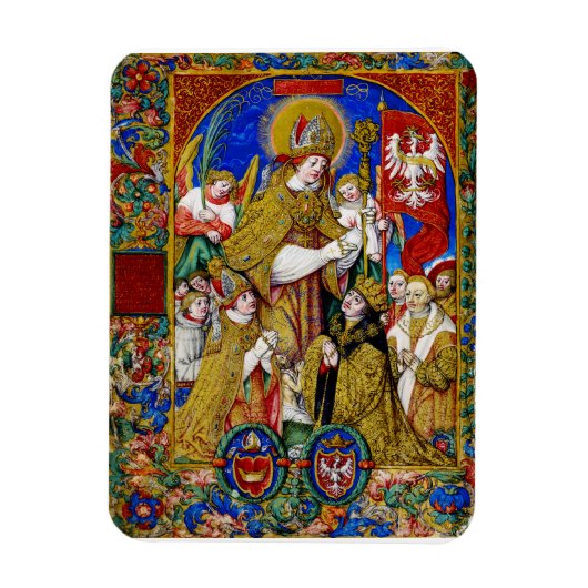 St. Stanislaus Bishop und Martyr Magnet (Vertikal)