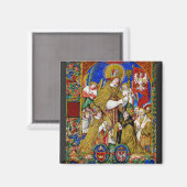 St. Stanislaus Bishop und Martyr Magnet (Vorderseite/Rückseite)