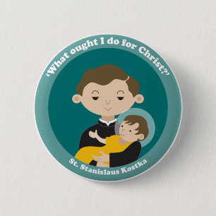 St. Stanislaus Kostka Button