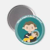 St. Stanislaus Kostka Magnet (Vorderseite/Rückseite)