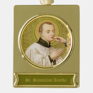 St. Stanislaus Kostka (SNV 25) Banner-Ornament Gold
