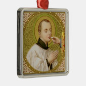 St. Stanislaus Kostka (SNV 25) Premium Square Ornament Aus Metall (Rechts)