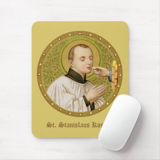 St. Stanislaus Kostka (SNV 25) (Rnd Im) Vert Mousepad (Mit Mouse)