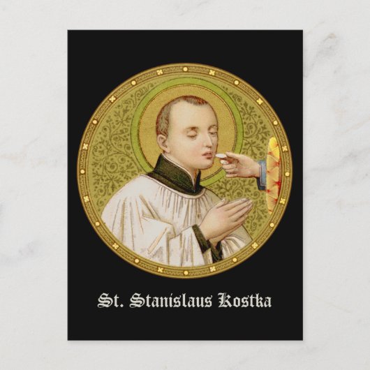 St. Stanislaus (SNV 25) (Rundbild) Vertikal Postkarte (Vorderseite)