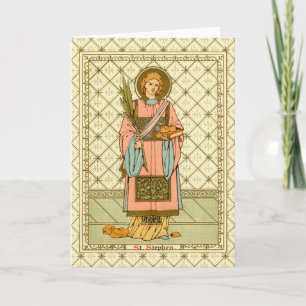 St. Stephanus der ProtoMartyr (RLS17) Leere Grußka Karte