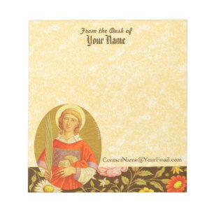 St. Stephanus der ProtoMärtyrer (PM 08) 5,5"x6" Notizblock