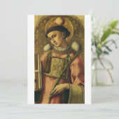 St. Stephen Apostel der siebzigsten Protomartyr Einladung (Stehend Vorderseite)